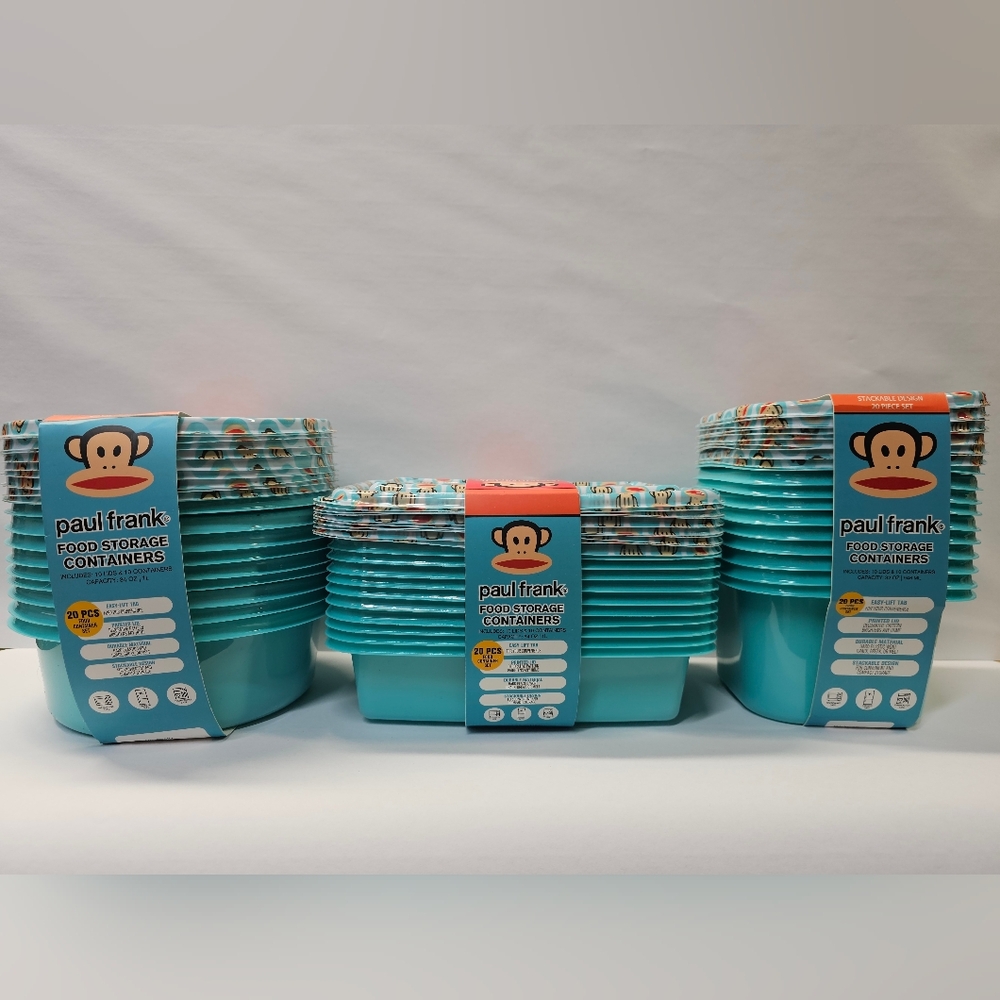 Paul Frank Teal Blue Food Storage Kitchen 3 Set Offer